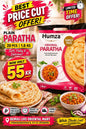 Frysta naturella paratha familjeförpackning