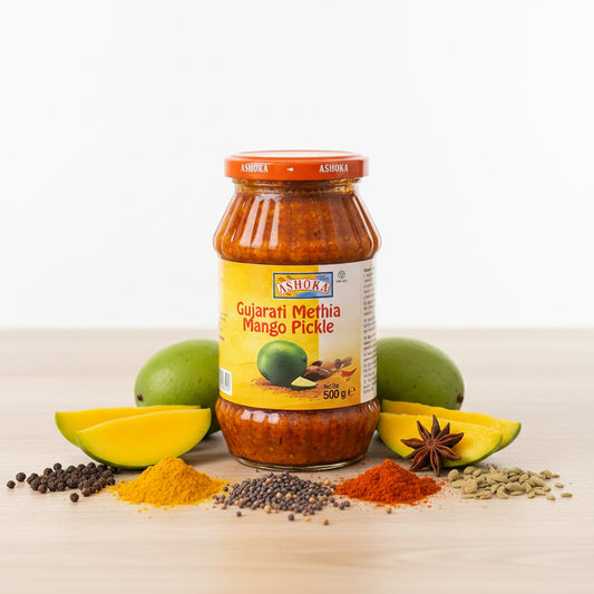 Ashoka gujrati methia mangochutney 500g