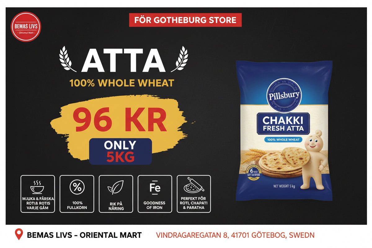 Fullkornsmjöl atta 5kg
