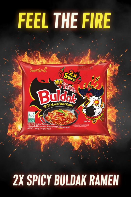 Buldak 2x kryddig ramen 5-pack
