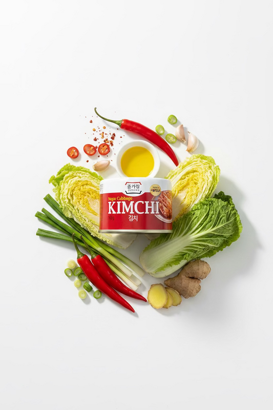 Kimchi på salladskål