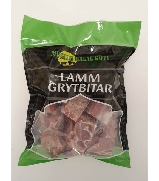 Lamb Stew Meat Muslim 2kg Frozen