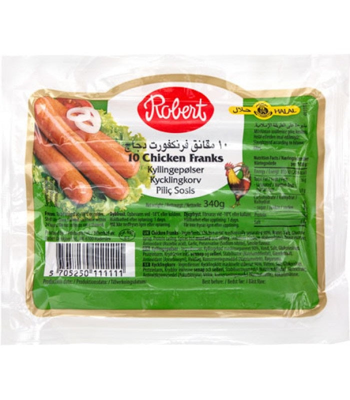 Chicken Sausage Robert 340g Frozen